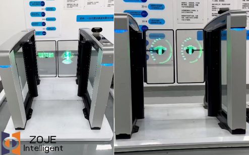 How Does ZOJE Swing Turnstile Achieve Custom Dynamic LED Light Effects on Its Door Wings?