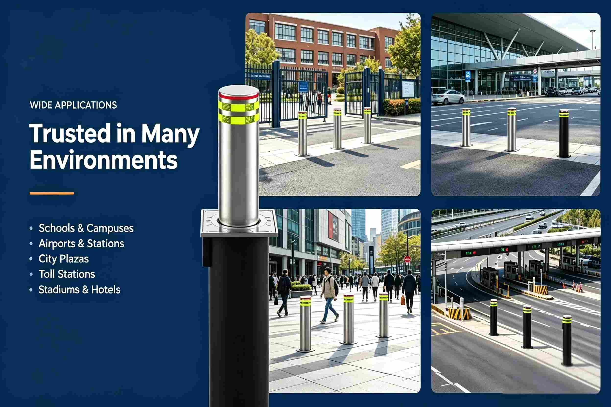 How Does a Hydraulic Bollard Protect a Site